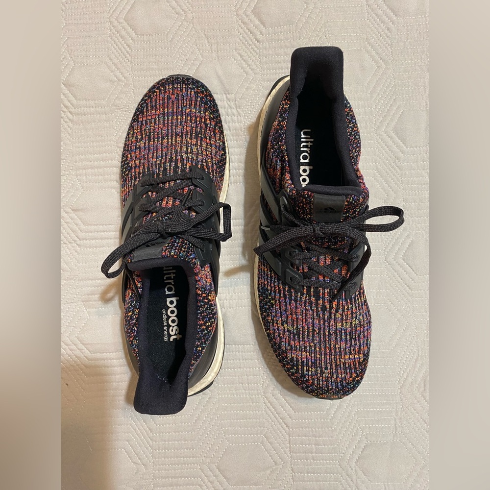 Men’s Adidas Ultra Boost Sneakers Multicolor Size 10